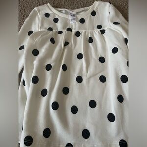 Carters toddler polka dot sweater